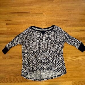 Splendid off the shoulder waffle top